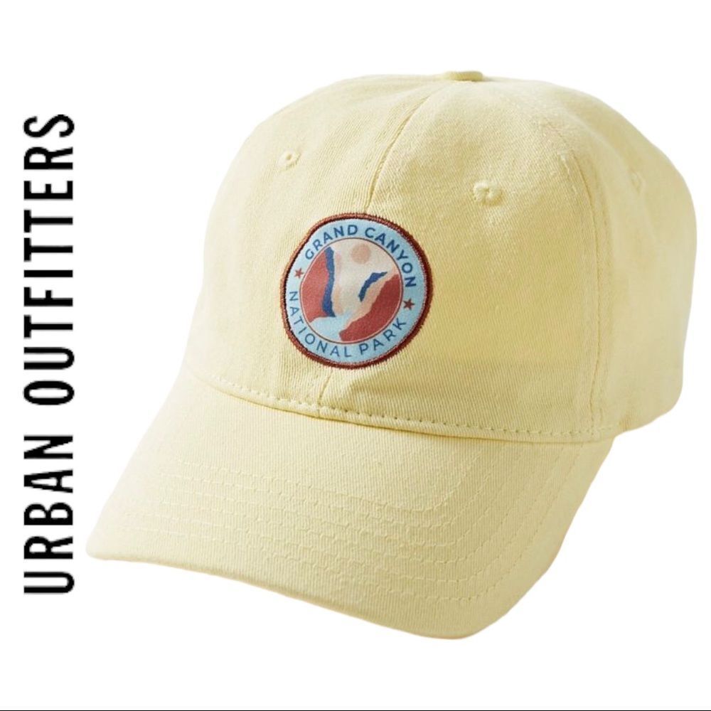 NEW Urban Outfitters UO Grand Canyon Yellow National Parks Baseball Cap Hat